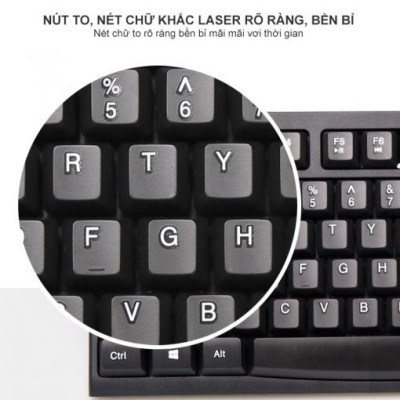 Bộ Bàn Phím Và Chuột Có Dây MAKTO AK-320 - Hàng Chính Hãng