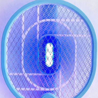 Vợt muỗi 3 trong 1 tích hợp Nhiệt kế Nakagami diệt muỗi tự động 3 chức năng công nghệ Nhật Bản - Màu ngẫu nhiên