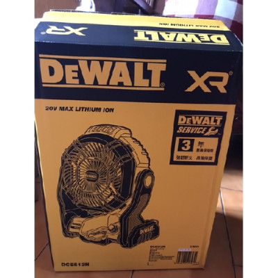 Quạt chạy pin 18V/20V DCE512N Dewalt Không bao gồm pin sạc Hàng Chính Hãng 