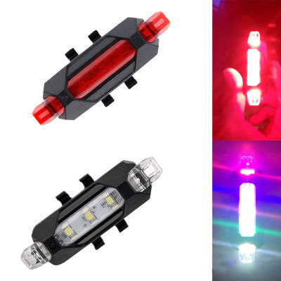 Đèn Hậu Phía Sau Cảnh báo an toàn Đuôi Xe Đạp DC918 Sạc USB Có Thể Sạc Lại MaiLee