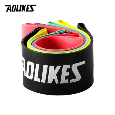 Bộ 6 dây kháng lực đàn hồi AOLIKES A-3601 cao su tự nhiên cao cấp resistance bands