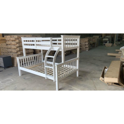 Thanh Lý Giường Tầng Dưới 1m2 x Trên 1m ( Màu Trắng )