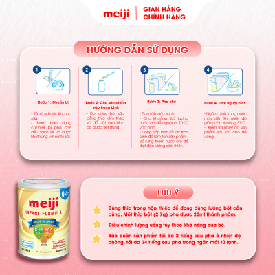 Combo 1 Hộp Thực Phẩm Bổ Sung Meiji Mama Milk (350g) Và 1 Hộp Sản Phẩm Dinh Dưỡng Công Thức Meiji Infant Formula (800g)