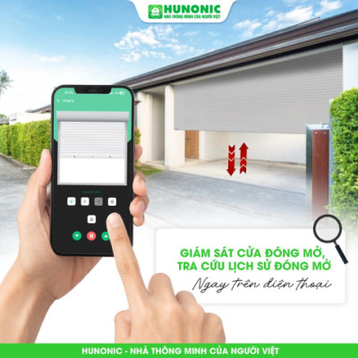 Công Tắc Cửa Cuốn Wifi Hunonic Door S - Phiên Bản Mới 2024 - Bảo Hành 24 Tháng