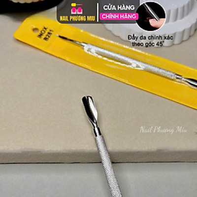 Cây Đẩy Da, Sủi Da, Lấy Khóe Móng Xịn Cỡ Lớn, Cạo Sơn Gel B281 Inox Không Gỉ Làm Nail Chuyên Nghiệp Nail Phương Miu Nữ Women