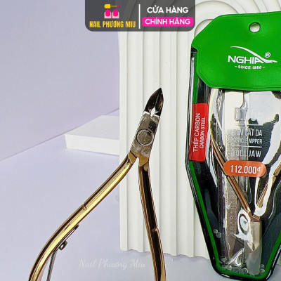 Kìm Nghĩa D555 Cắt Da nhặt da Bằng Thép Mạ Vàng 24K Chuyên Dụng, Lưỡi Kềm Sắc Mỏng, Bén Ngọt, Làm Nail Tiện Lợi Vừa Tay Chị Em Nữ Women kềm mống tay