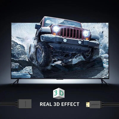 Ugreen UG2013720137TK Màu Đen Đầu chuyển đổi Mini HDMI sang HDMI âm - HÀNG CHÍNH HÃNG