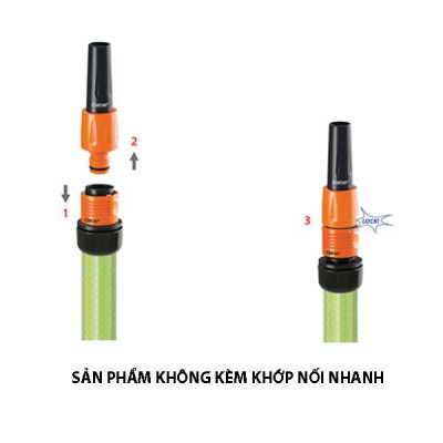 Combo vòi xịt tưới cây đa năng lưu lượng lớn 9652 - khớp nối nhanh lưu lượng lớn Claber