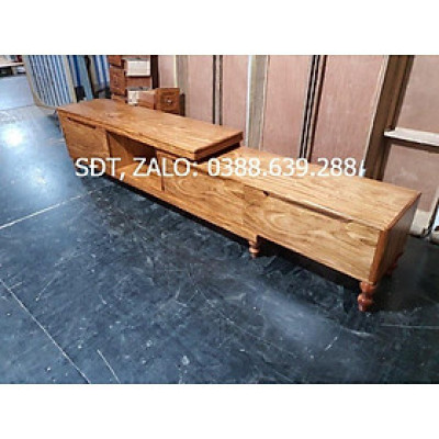 kệ rút gỗ hương xám tiện lợi từ 2m kéo dài 2m6