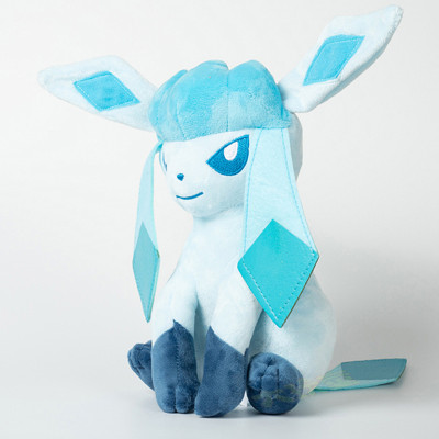 Gấu bông pokemon Eevee (eevui) Glaceon hệ băng (20cm--->30cm) nguyên tem nguyên tag xịn mịn đẹp hàng cao cấp, an toàn cho trẻ nhỏ