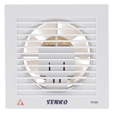 Quạt Hút Thông Gió Senko H100 (25W) - Trắng - Hàng Chính Hãng