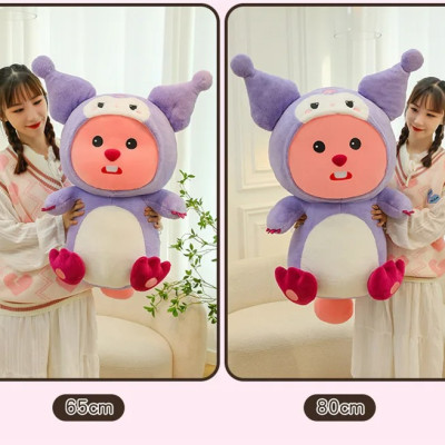 Thú nhồi bông Loopy cosplay - Size 35cm đến 85cm - Quà tặng gấu bông loopy nhân vật hoạt hình cute - Gối ôm mềm mại cho bé.