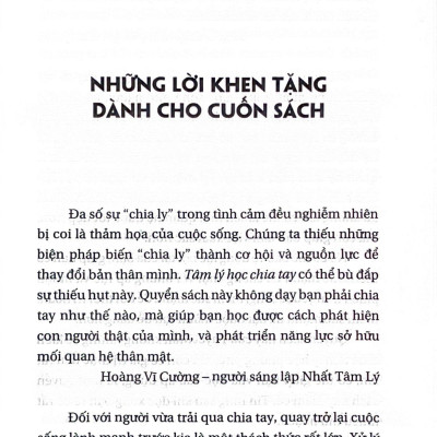 Tâm Lý Học Chia Tay