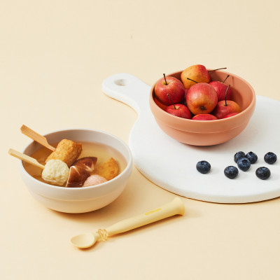 Bộ 2 Tô Silicone Chống Trượt LocknLock Little Luv Cho Bé HPP961, Hàng Chính Hãng - JoyMall