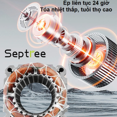 HÀNG CHÍNH HÃNG - Máy ép dầu ăn thực vật, dùng trong gia đình. Thương hiệu Mỹ cao cấp Septree - X9