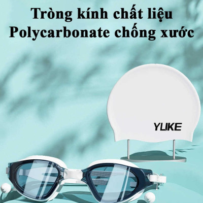 Kính bơi người lớn YUKE 6032(Tặng Kèm Hộp), chống tia UV, chống sương, độ nét cao - ( 1 đổi 1 trong 7 ngày)