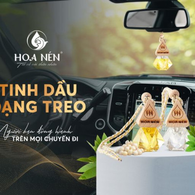 Tinh dầu treo Quế nguyên chất 8ml- Hoa Nén - Khử mùi, chống say xe