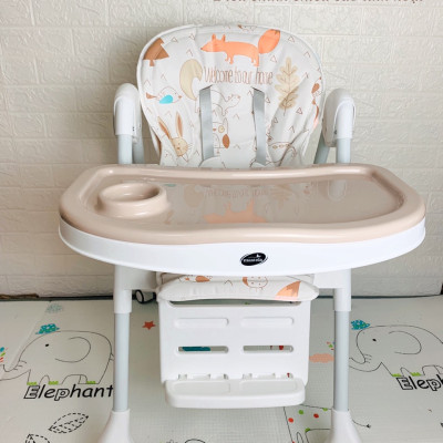 Ghế đa năng Mastela 1015 ngả, nâng hạ độ cao, có bánh xe / TẶNG BÁT THÌA ĂN DẶM UPASS CHÍNH HÃNG