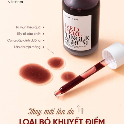 Tinh Chất Thay Da Sinh Học Tẩy Tế Bào Chết da Mặt So’Natural Red Peel Tingle Serum 35ml