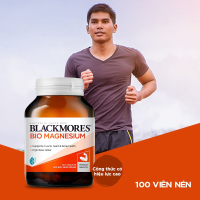 Viên uống Blackmores bổ sung magiesium cho cơ thể chai 100 viên