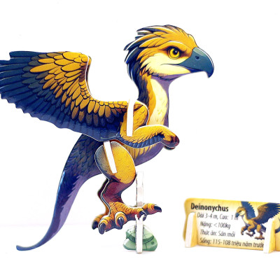 DINO-II (4IN 1)Ráp hình 3D