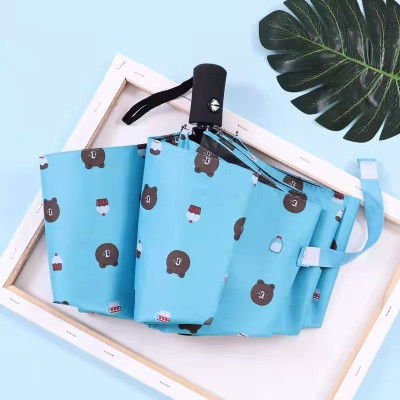 Ô dù đi mưa , che nắng gấp gọn hình gấu dễ thương cute chống tia UV , dù gấu xinh xắn nhỏ gọn dễ dàng mang theo mọi nơi