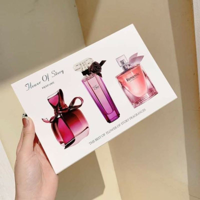 Sản phẩm dụng cụ  trang điểm làm đẹp _ Combo 3 chai nước hoa thủy tinh nữ cao cấp 25ml / 1 , hộp đựng sang trọng , lịch sự có thể dùng làm quà tặng 