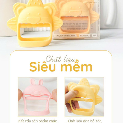 Gặm nướu cho bé từ sơ sinh SILIPOT BEBE mềm, chất liệu platinum silicone, an toàn cho bé, không BPA, chịu nhiệt 250 độ