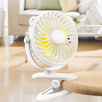 Quạt sạc tích điện cao cấp thông minh tiên lợi, vừa kẹp kết hợp để bàn OLAPLE (giao màu ngẫu nhiên) - Hàng nhập khẩu