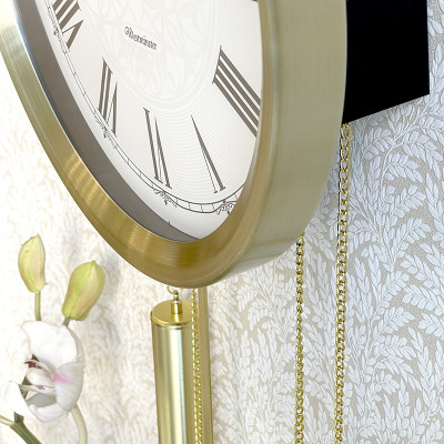 Đồng hồ treo tường Rhythm CMJ594NR18- Kt 30.5 x 66.5 x 10.0cm, 1.18kg. Vỏ nhôm. Dùng PIN.