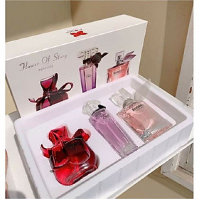 Dụng cụ làm đẹp  trang điểm cho bạn gái Sét 3 chai  nước hoa  thủy tinh nữ cao cấp 25ml / 1c , hộp đựng sang trọng ,lịch sự  có thể dùng làm quà tặng