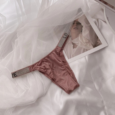 QUẦN SEXY THUN LẠNH DÂY ĐÍNH ĐÁ LOVE 1906