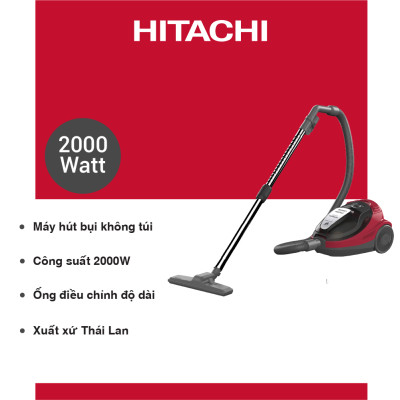 Máy hút bụi dạng hộp Hitachi CV-SF20V 24CV (BRE/LBR), Công suất 2000W - Hàng chính hãng