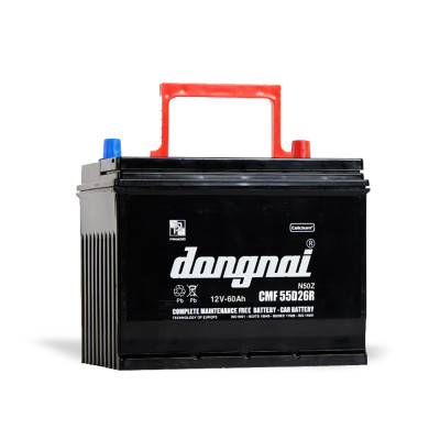 Ắc quy khô miễn bảo dưỡng Đồng Nai CMF 55D26R | 12V - 60Ah