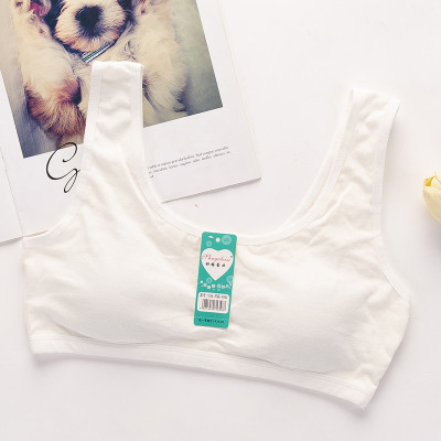 Áo Lót Nữ Áo Lót Học Sinh Ba Lỗ Cotton Hoa Chìm Mút Liền 1358 – Êm Ái, An Toàn, Thoáng Mát