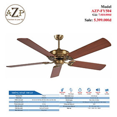 AZP-FY504 – BST QUẠT ĐÈN CAO CẤP / GIẢI PHÁP TRANG TRÍ CHO CÁC CÔNG TRÌNH NHÀ HÀNG, KHÁCH SẠN. CĂN HỘ, DINH THỰ phong cách đương đại, hàng nhập khẩu AZP