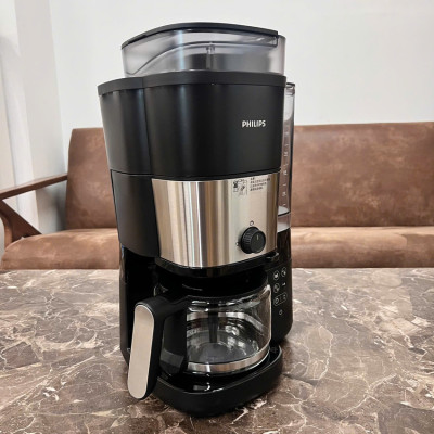 Máy pha cà phê Drip xay và pha tự động thương hiệu Hà Lan Philips HD7900/50 - Hàng chính hãng (BH 1 NĂM)