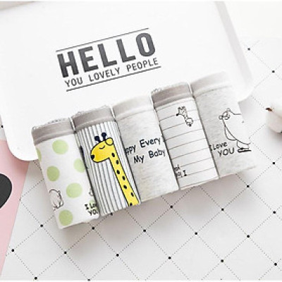 Sét 5 Quần Lót Cotton ( Mã B231)