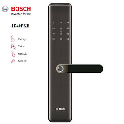 Khóa Cửa Vân Tay Điện Tử Bosch ID40B EU- Chính Hãng
