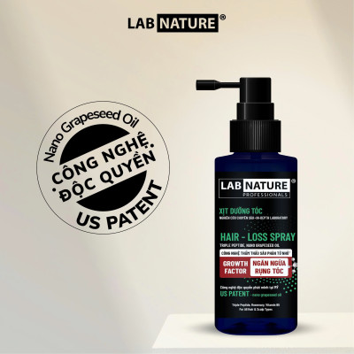 [MỚI] Xịt Ngăn Rụng Tóc, Làm Dày Tóc Lab Nature Hair - Loss Spray 100ml - Dành cho tóc thưa, mảnh