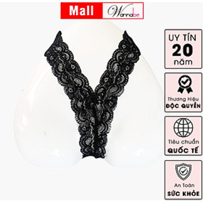 Quần lót ren cao cấp T-back Wannabe QLR14 không đáy sexy gợi cảm