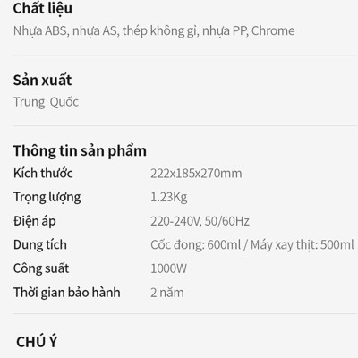 Máy xay cầm tay LocknLock - Hand Blender EJM559BLK (1000W) - Màu đen - Hàng chính hãng