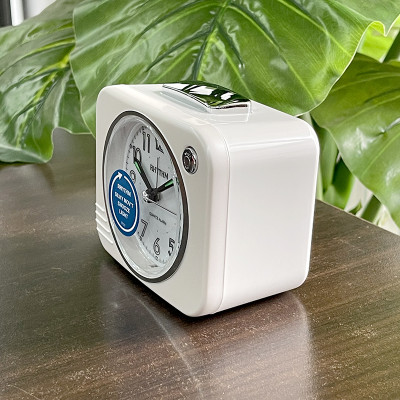 Đồng hồ Rhythm CRA827NR03 Kt 10.8 x 9.5 x 6.5cm, 250g Vỏ nhựa. Dùng Pin