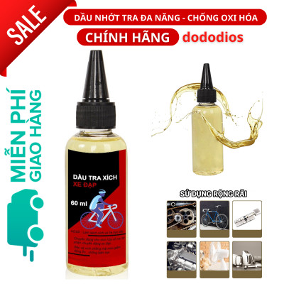 Dầu Máy Làm Trơn Ổ Khóa, Máy Móc, Quạt Điện - Công Thức Không Mùi An Toàn Khi Sử Dụng - Lọ 60ml - Hàng chính Hãng dododios