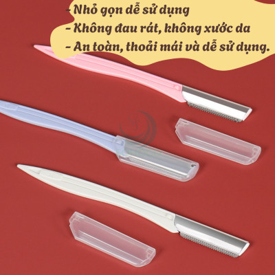 BỘ 3 DAO CẠO LÔNG MÀY MINI – SIÊU GỌN & AN TOÀN DAO CẠO CHÂN MÀY 3 CÂY – NHỎ GỌN, SẮC BÉN, DỄ DÙNG DAO CẠO MÀY SIÊU NHỎ – AN TOÀN CHO DA NHẠY CẢM BỘ DAO CẠO LÔNG MÀY CÓ NẮP – TIỆN DỤNG & NHẸ NHÀNG