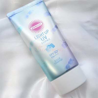 Kem chống nắng nâng tone Kosé Suncut Tone Up UV Essence Pink Flamingo SPF50+ PA++++ giúp bảo vệ da (80g) - Hàng chính hãng