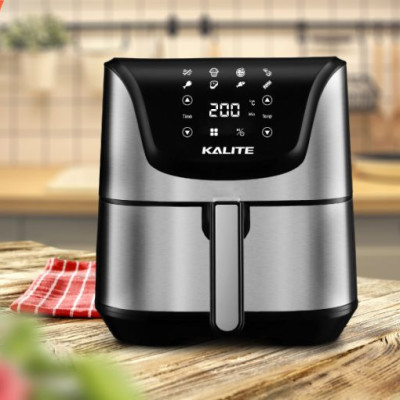 Nồi Chiên Không Dầu KALITE Q6 Tiêu Chuẩn Châu Âu Dung Tích 5.5 Lít Công Suất 1700 W - Hàng Chính Hãng