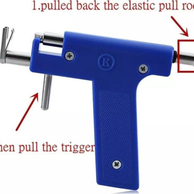 Bộ Dụng Cụ Bấm Khuyên Tai Tặng Kèm 98 Khuyên