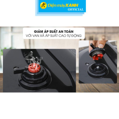 Nồi áp suất điện Philips HD2136/66 5 lít - Hàng Chính Hãng