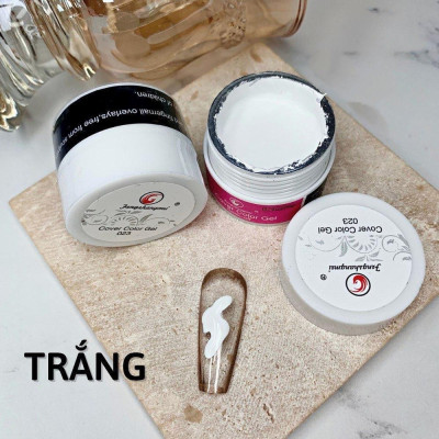 Gel Vẽ Đen Trắng FENGSHANGMEI Cao Cấp Siêu Đặc Mướt 10ml, Tạo Nét Sắc Nét, Dễ Dàng Kẻ Viền Và Vẽ Hoạt Hình, Làm Nail Chuyên Nghiệp Sơn Gel Nữ